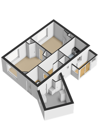 Floorplan - Annastraat 31, 2225 NR Katwijk